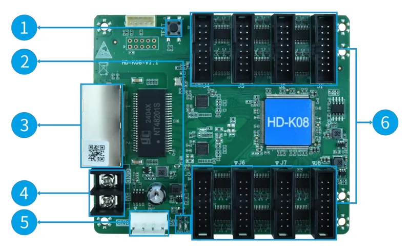 Huidu HD-K08 — resmi ürün görseli