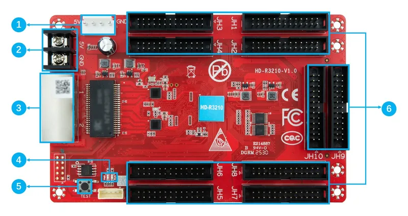 Huidu HD-R3210 — resmi ürün görseli