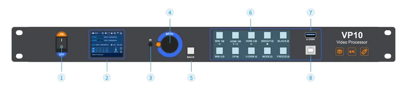 Huidu HD-VP10 — resmi ürün görseli