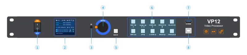 Huidu HD-VP12 — resmi ürün görseli