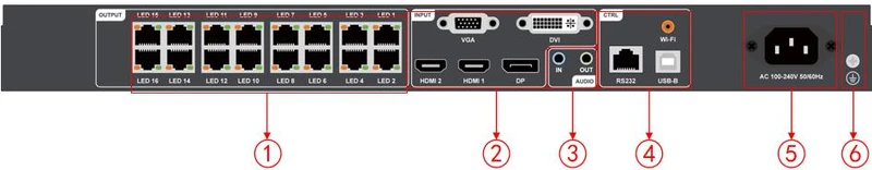 Huidu HD-VP1620S — resmi ürün görseli