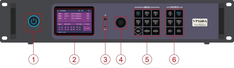 Huidu HD-VP1640A — resmi ürün görseli