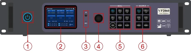 Huidu HD-VP2060 — resmi ürün görseli