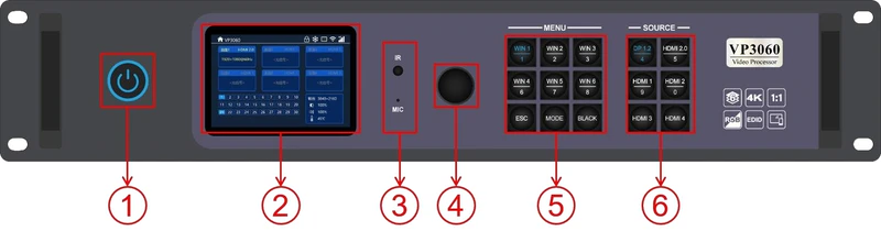 Huidu HD-VP3060 — resmi ürün görseli