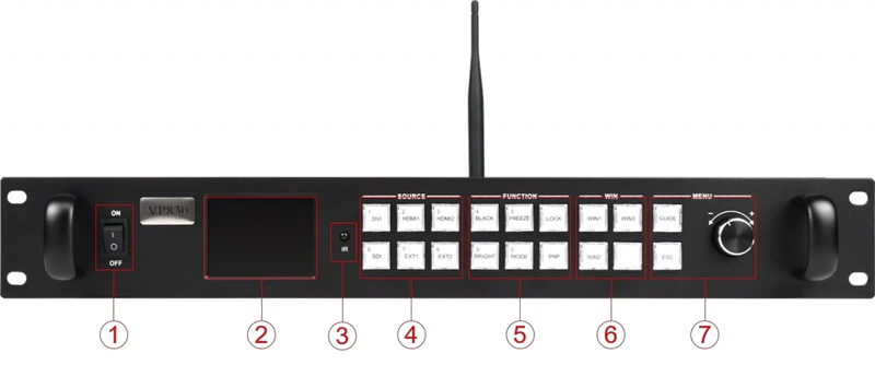 Huidu HD-VP830 — resmi ürün görseli